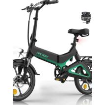 HITWAY Electric Bike 250W Foldable Pedal Assist E Bike with 7.8Ah Battery without accelerator, 16 inch for Teenager and Adults