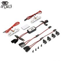 Linea di controllo giocattolo o LED in metallo CNC Luci anteriori o posteriori o destra o sinistra per parti 1/5 Rc Car Hpi Rofun Rovan Km Baja 5B 5T 5SC