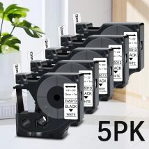2 pz/5 pz 45013 per Dymo D1 Nastro 45013 45010 45016 45018 12mm Dymo D1 Nastro di etichette per DYMO LabelManager LM160 280 Stampante di etichette