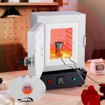 Piec do odlewu biżuterii TOOLTOS, piec termostatyczny z okienkiem, cyfrowa kontrola temperatury do topienia metali i usuwania wosku