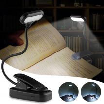 Einstellbare LED Clip-On Buch Lampe Tisch Batterie Betrieben Flexible Augenschutz Buch Licht Tragbare Schlafzimmer Lesen Nachtlicht