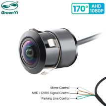 Kamera cofania GreenYi AHD1080P z widokiem z przodu i z tyłu samochodu 170 °   Obiektyw typu rybie oko Full HD Night Vision Kamera cofania pojazdu Uniwersalna G301