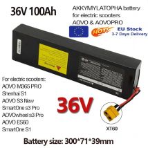 36 V 10S3P 100000 mAh 18650 wiederaufladbarer Lithium-Ionen-Akku 2000 W integriertes BMS Geeignet für KUGOO S1, S2, S3 Elektroroller