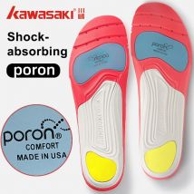 Kawasaki Atmungsaktive Einlegesohle für Männer und Frauen Schweißabsorbierende atmungsaktive Sport-Einlegesohlen CFT-28 Sneakers-Zubehör
