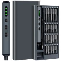 Zestaw wkrętaków elektrycznych Precision 68 w 1 Akumulatorowe wiertła precyzyjne 64 S2 5 ustawień momentu obrotowego Zestaw narzędzi do naprawy ręcznej LED