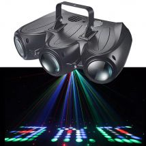 DJ Light Proiettore di luce Lazer per dirigibile a tre teste Colorato 192 LED Modelli RGBW Luci ad effetto scenico per spettacoli di club di nozze per feste