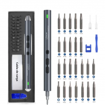 Juego de destornilladores eléctricos 28/62 en 1, Kit de herramientas eléctricas de precisión, Mini brocas pequeñas inalámbricas recargables para reparación de celdas móviles Xiaomi