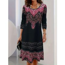 Mode Elegante Frauen Kleid Lose Beiläufige Kleid Frauen Kleid Neue Temperament