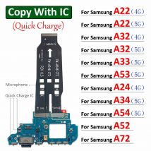 Neue USB Lade-Port Dock Ladegerät Stecker Hauptplatine Flex Kabel Für Samsung A22 A32 A52 A72 A33 A53 A24 a34 A54 4G 5G