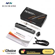 Oryginalna lutownica MINIWARE TS101 przenośna regulowana temperatura cyfrowa stacja lutownicza końcówka TS-BC2 PD3.1 90W aktualizacja TS100
