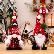 Weihnachten Zwerge Dekorationen Nordic Große Schwedische Gnome Plüsch Weihnachten Elf Puppe Weihnachten Tisch Ornamente Wohnkultur Noel