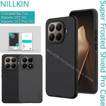 Nillkin For Xiaomi 15T Mi 15T Pro Case Super Frosted Shield Pro Case Plastic hard shell phone case protective cover TPU+PC
