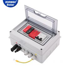 Solar Photovoltaik PV Combiner Box mit Blitzschutz 1-Eingang-1 Ausgang DC 600V Sicherung IP65 MCB SPD wasserdicht 1 String Box