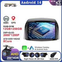 Android 14 Auto DVD Für Renault Koleos 2009-2014 2015 2016 Stereo Head Unit Touchscreen Keine 2din