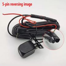 Car camera 5-pin streaming media rear camera HD plug-in starlight night vision rear camera rear recording monitoring.