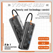 Computer USB C Hub C-Typ auf HDMI Ethernet Port PD 100W Adapter für MacBook Pro USB 3.0 USB2.0 Port Hub Dockingstation
