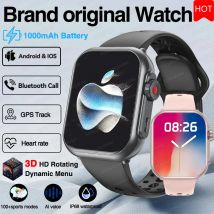 Per IOS Orologio Ultra 2 SE Uomo Donna Braccialetto Intelligente 1000mAh Batteria GPS AMOLED Display Chiamata Bluetooth Sport Orologio Intelligente Impermeabile