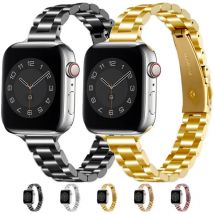 Edelstahlarmband für Apple Watch Band 44 mm 40 mm 45 mm 41 mm Modisches Metallarmband für IWatch Serie 7 6 5 4 3 2 1 SE