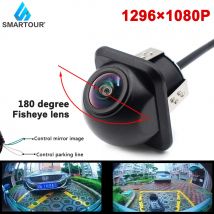 Smartour 4K CCD Fisheye Chip HD Visione notturna Assistenza al parcheggio automatico con linea di parcheggio AHD 1080P Telecamera posteriore per auto