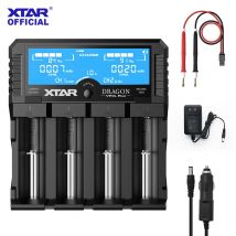 XTAR VP4L PLUS 18650 Caricabatterie al litio Tester di tensione di capacità AA/AAA Multimetro batteria ricaricabile