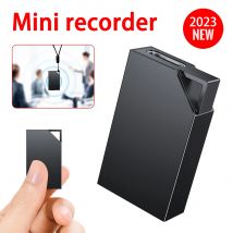Mini registratore vocale ultrasottile Registratore audio da 8/16/32 GB Dittafono attivato dal suono professionale Riduzione del rumore Registra lettore MP3