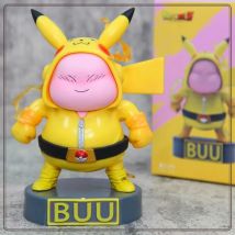 15cm Dragon Ball Anime Figur Majin Buu Cosplay Elektro schock Ratte provozieren original periphere PVC Modell Puppe Ornamente Geschenk Spielzeug