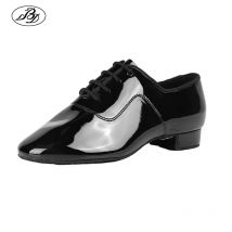 Jungen Standard Tanzschuhe BD702 Schwarz Gerade Tanzschuhe Tanzsportschuhe Gesellschaftstanzschuh Walzer Tango Foxtrot Quickstep