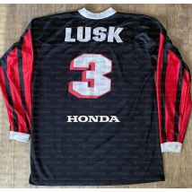 2025, neues Offroad-Motorrad-Reit-T-Shirt für Herren und Damen # 3LUSK schnell trocknende, atmungsaktive, langärmlige Honda-Reitbekleidung
