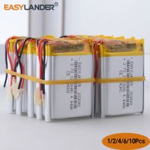 3,7 V 1200mAh wiederauf ladbarer Polymer-Lithium-Ionen-Li-Ionen-Akku für MP3-Player Navigator Lautsprecher Power Bank DVD GPS VR DVR