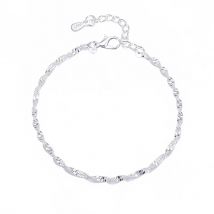 Mode Twisted Weave Kette Für Frauen Fußkettchen Heißer Verkauf 925 Sterling Silber Fußkettchen Armband Für Frauen Fuß Schmuck Fußkettchen Auf Fuß