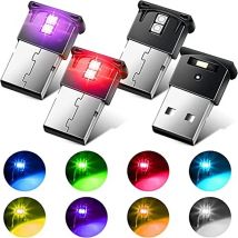 Mini USB LED oświetlenie samochodowe wnętrze auta nastrojowe oświetlenie awaryjne światło rgb Auto kolorowa lampa dekoracyjna akcesoria samochodowe