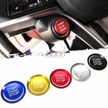 Auto Innen Motor Start Stop Push Button Schalter Ring Abdeckung Trim Auto Für Alfa Romeo Mito 147 156 Giulietta Stelvio 2010-2021