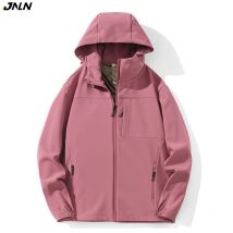 JNLN Damen Winter-Softshell-Jacken, wasserdicht, winddicht, warm, Fleece-Jacke, Wandern, Camping, Klettern, Skifahren, Outdoor, Thermomantel