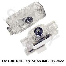 2Pcs LED Car Door Lights Pathway Lightihg Warning Lamps Night Signal Lights For FORTUNER AN150 AN160 2015 - 2020 2021 2022