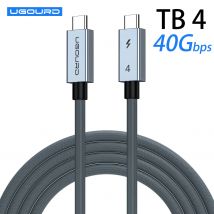 40gbps Thunderbolt4 tipo c 240w USB4 cavo di ricarica rapida compatibile Thunderbolt 3 USB c cavo di trasferimento dati 8K per MacBook Dock