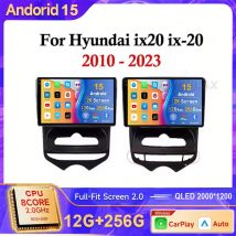Für Hyundai ix20 ix-20 2010-2023 Android 15 Carplay Android Auto Radio Player Multimedia Navigation GPS Wifi Kopf einheit 2 Din