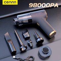 CENRR 98000PA Mini-Auto-Staubsauger, tragbarer kabelloser Handstaubsauger, leistungsstarker kabelloser Staubsauger für Haushaltsgeräte