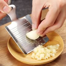 Mini Edelstahl Ingwer Reibe Knoblauch Wasabi Schleifen Platte Brecher Gemüse Knoblauch Schäler Manuelle Knoblauch Presse Küche Werkzeug