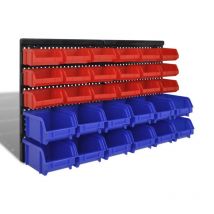 32pc Estantería Bricolaje De Pared Organizador De Herramientas Cajas Apilables Planchas Modulares TSX TOOL