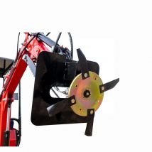 GERMANY STOCKED Hydraulischer Grasschneider, Mäher-Trimmer-Aufsätze, kompatibel mit 1-1,5 Tonnen Minibaggeren