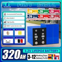 8000 cicli nuova batteria LiFePO4 3.2V 320ah FAI DA TE 12V 24V 48V 3C Classe A EV RV nave ricaricabile al litio ferro fosfato Cella no ta