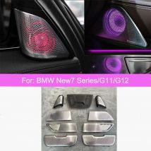 11 farbe LED Lautsprecher Abdeckung Für BMW Neue 7 Serie G11 G12 Auto Mitteltöner Hochtöner HiFi Musik Stereo Horn umgebungs Licht Dekorieren Refit