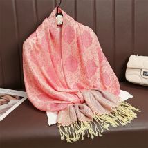 70x190CM Frauen Baumwolle Jacquard Schal Großen Schal Mode Elegante Dame Lange Druck Schmücken Schals Sonnenschutz Bandana hijab