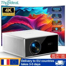 Proiettore ThundeaL 2G 32G TDA7W 2K 4K Full HD 1080P Android WiFi Home Theater Proiettore Beam Proiettore per riunioni di film video all'aperto