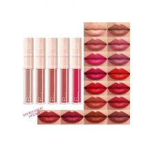 Pudaier 2 in 1 Matte Lipgloss MakeupWaterproof Long Lasting Sexy Red Purple Lip Gloss Glaze Lustre Shine Make-up for Miss Women