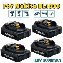 Powtree für makita bl1830 18v 3000mah Elektro werkzeuge Batterie wechsel bl1815 bl1840 lxt400 2006-5 183086-3 181586-1