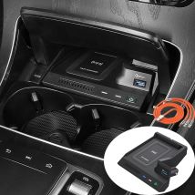 Auto Drahtlose Telefon Lade Ladegerät Für Mercedes Benz AMG C43 C63 C260 W205 C220 X253 GLC250