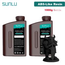 SUNLU UV ABS wie Harz 405 nm 2 kg 1 kg/Flasche geruchsarm und geringe Schrumpfung für LCD-3D-Drucker-Druckmaterial 3D-Druck