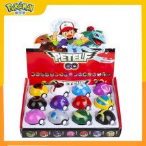 12 Pz/set Pokemon OPP Insaccato Pokeball Pikachu Action Figure Gioco Pocket Monster Genie Ball Modello Anime Bambole Giocattolo Regali Per Bambini