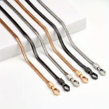 Snake Bone Chain Bag Chain Metal Flat Purse Chain Bag Chain Bag Strap Replacement for Handmade Bag Purse Crossbody Bag Making
